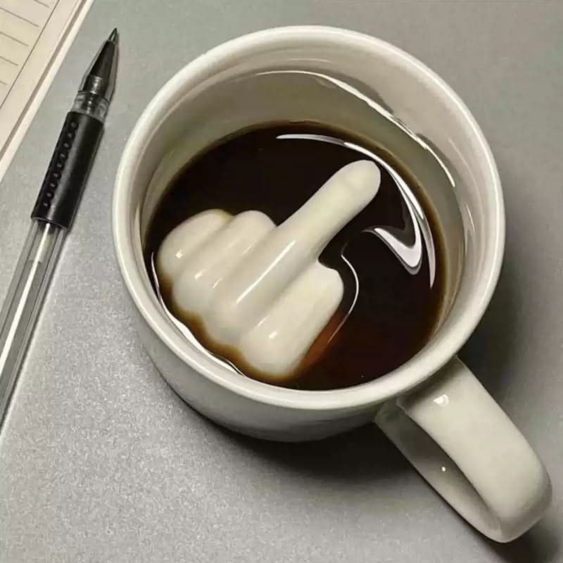 SASSYCUP Funny Ceramic Mug lifestyle image 1