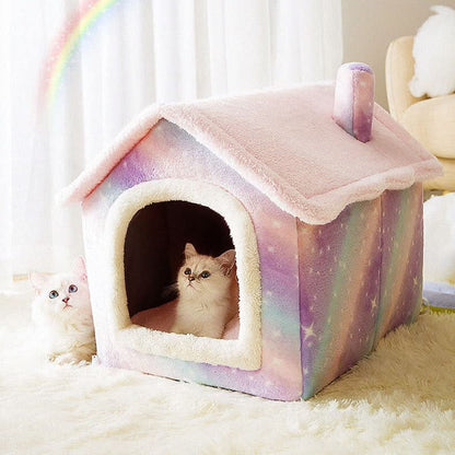 Fluffyhaven Pet House Cosy for Small Dogs & Cats