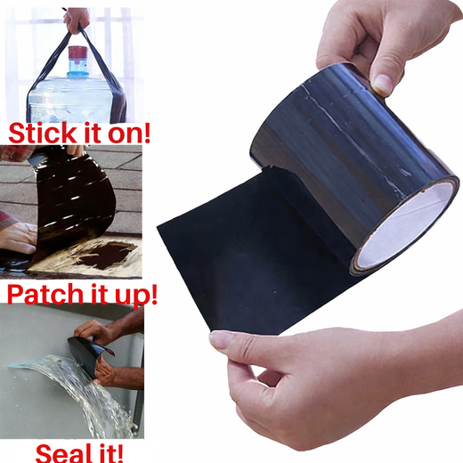 Waterproof Repair Tape, Extra Strong Leak Sealing Tape for Pipes, Hoses, Roofs & Buckets