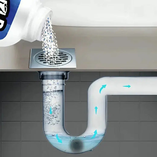 Drain Cleaner Powder, Household Pipe Cleaning Powder for Kitchen Sinks, Showers & Toilets