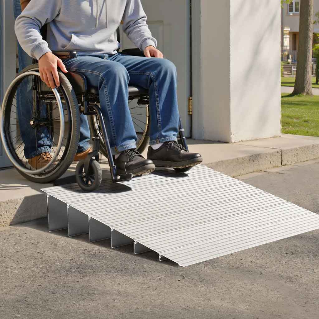 ALUACCESS Lightweight Aluminum Threshold Ramp