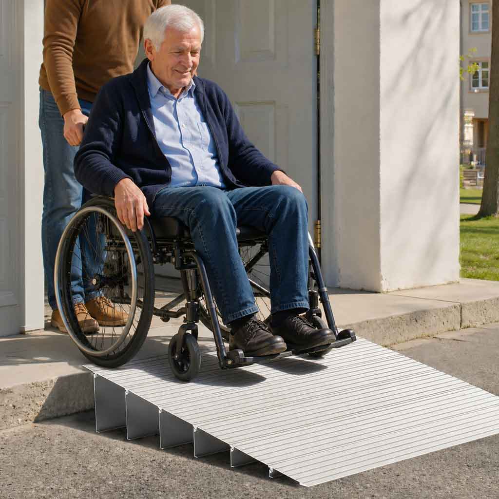 ALUACCESS Lightweight Aluminum Threshold Ramp