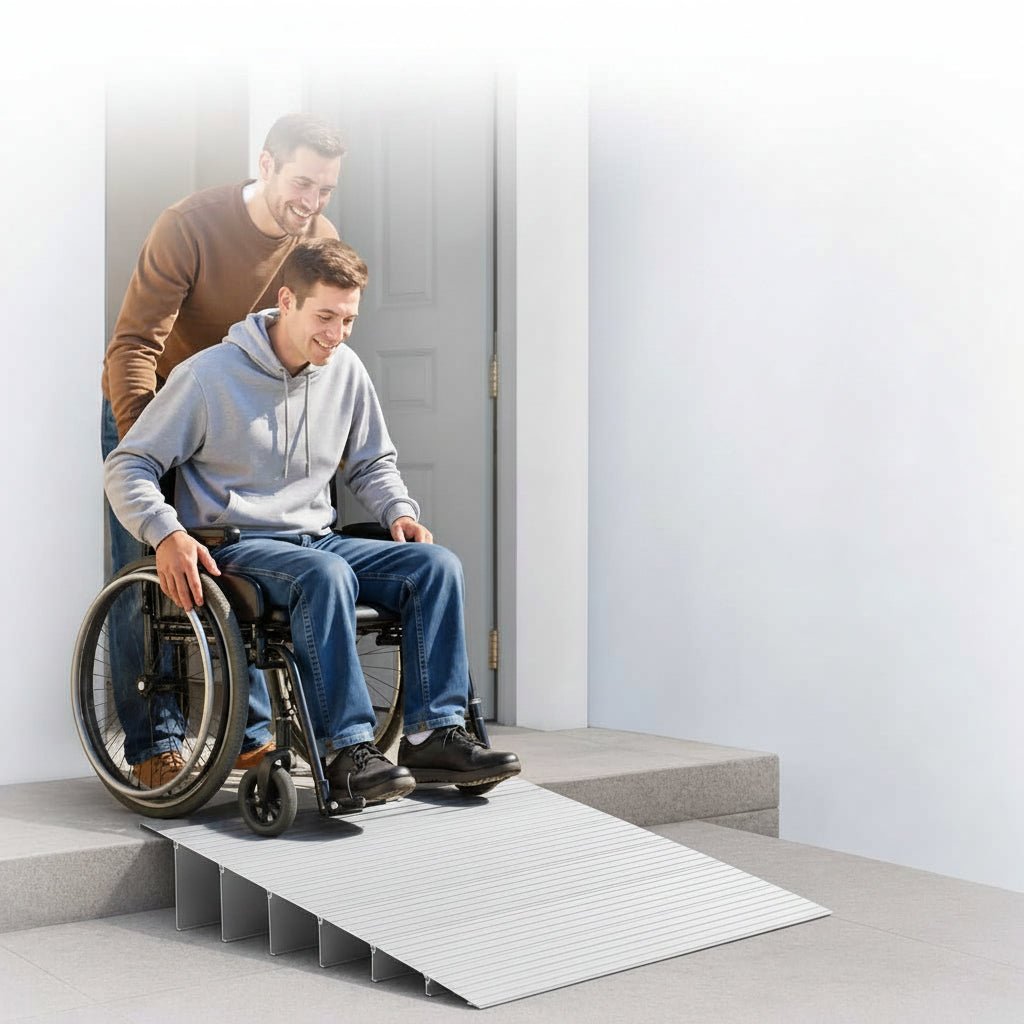 ALUACCESS Lightweight Aluminum Threshold Ramp