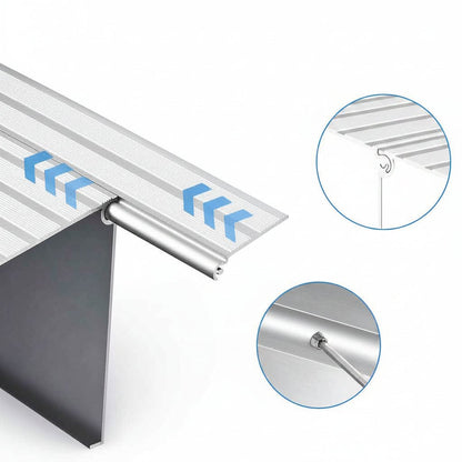 ALUACCESS Lightweight Aluminum Threshold Ramp