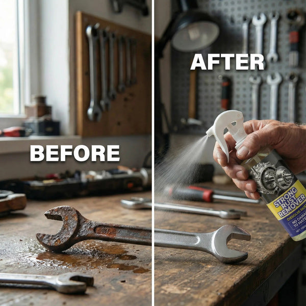 Rust Remover Spray, Fast Acting No Scrub Formula for Tools, Hinges & Car Parts, 100 ml