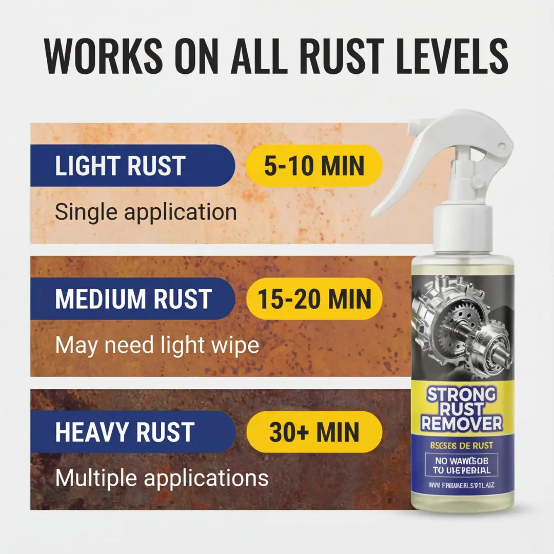 Rust Remover Spray, No Scrubbing Needed