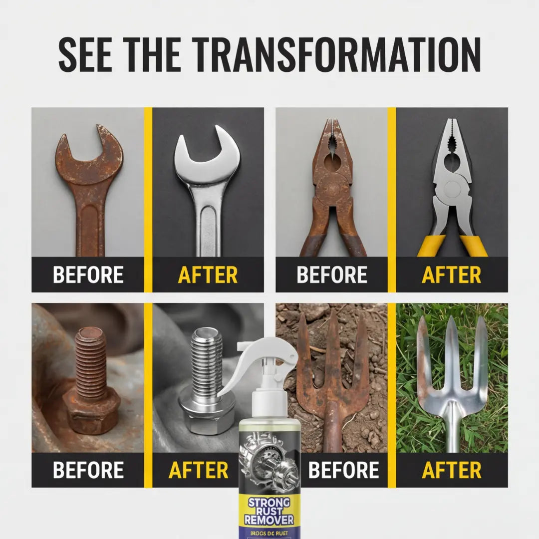 Rust Remover Spray, No Scrubbing Needed