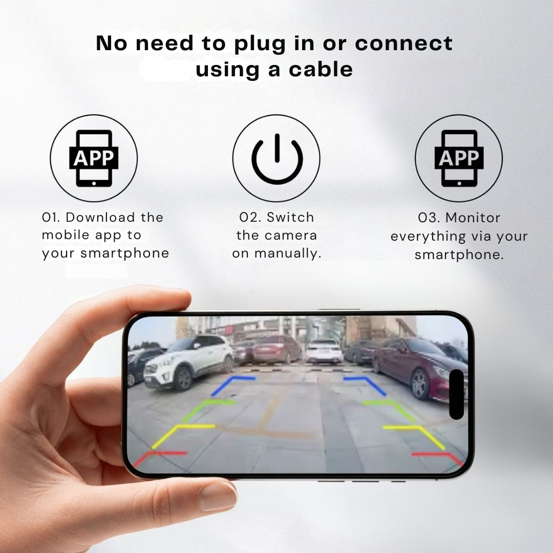 Magnetic Add-On Backup Camera with Night Vision