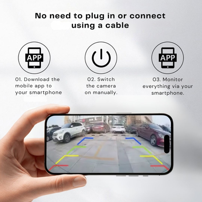 Magnetic Add-On Backup Camera with Night Vision