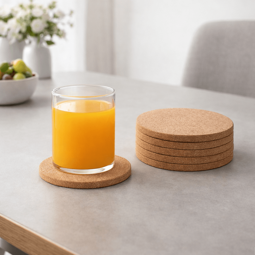 CORKORA Wooden Coasters