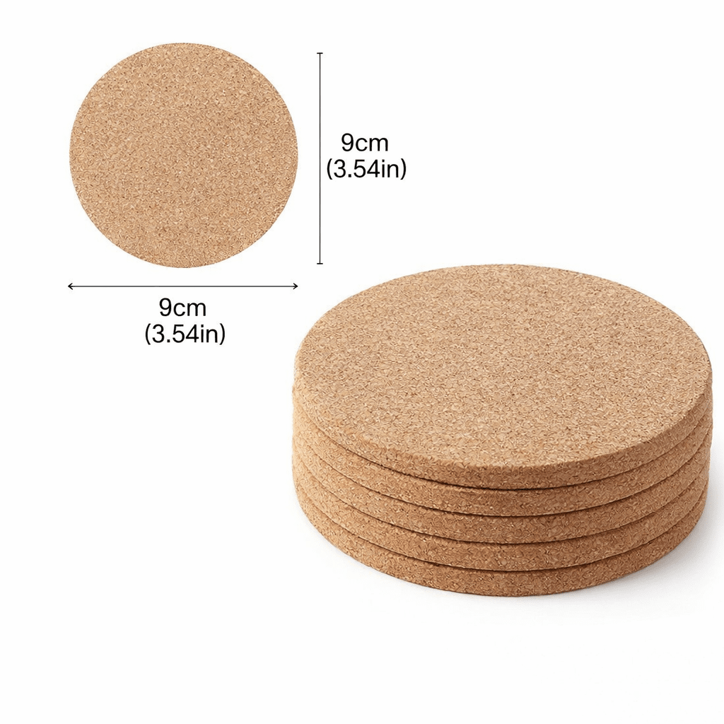 CORKORA Wooden Coasters