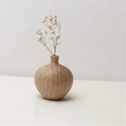 SCANDIFLORA Minimalist Natural Wood Flower Decoration