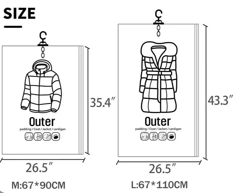 SPACESAVER BAGS Vacuum Storage Bags