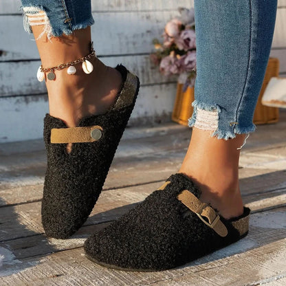 CONTRORTLUXE Luxurious Sheepskin Wool Shoes