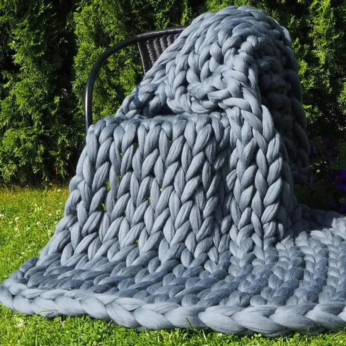 Loomora Handmade Minky Chunky Blanket