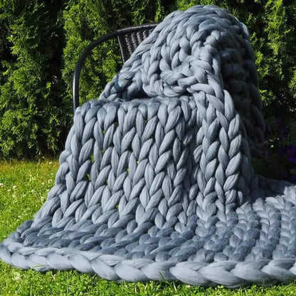 Loomora Handmade Minky Chunky Blanket