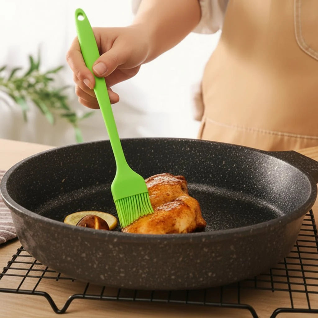 HEATBASTE Heat-resistant Silicone Grill and Baking Brush