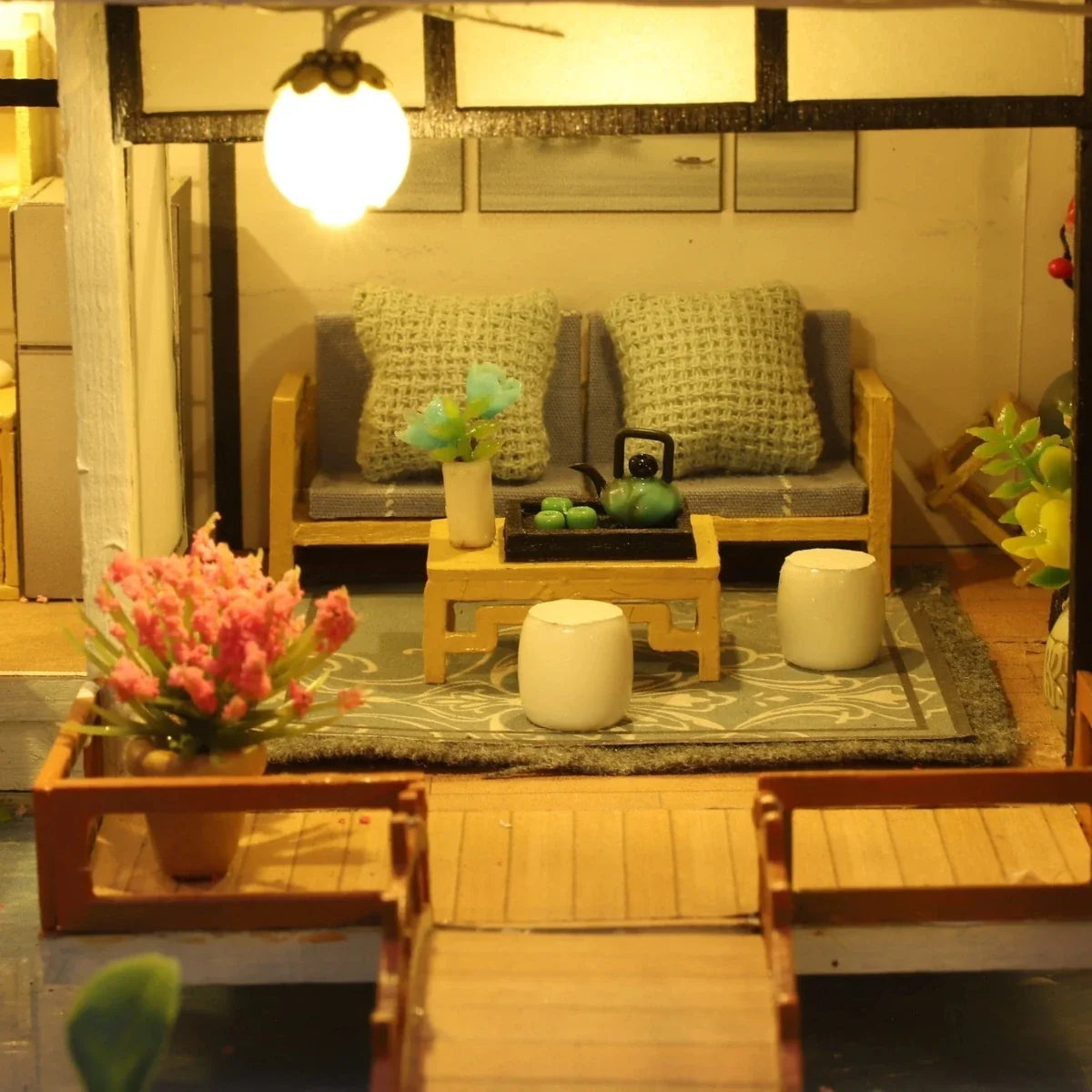 HOBBIX Mini Wooden House Kit