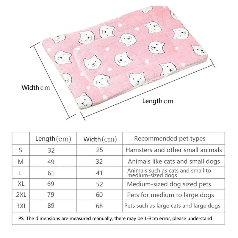 FLANNELPAW Warm Flannel Sleeping Mat