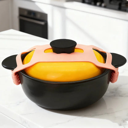 STABORA Non-slip Silicone Kitchen Lid Holder