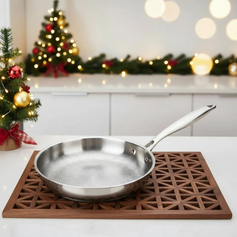 PANORIQ Stainless Steel 304 Wok Pan