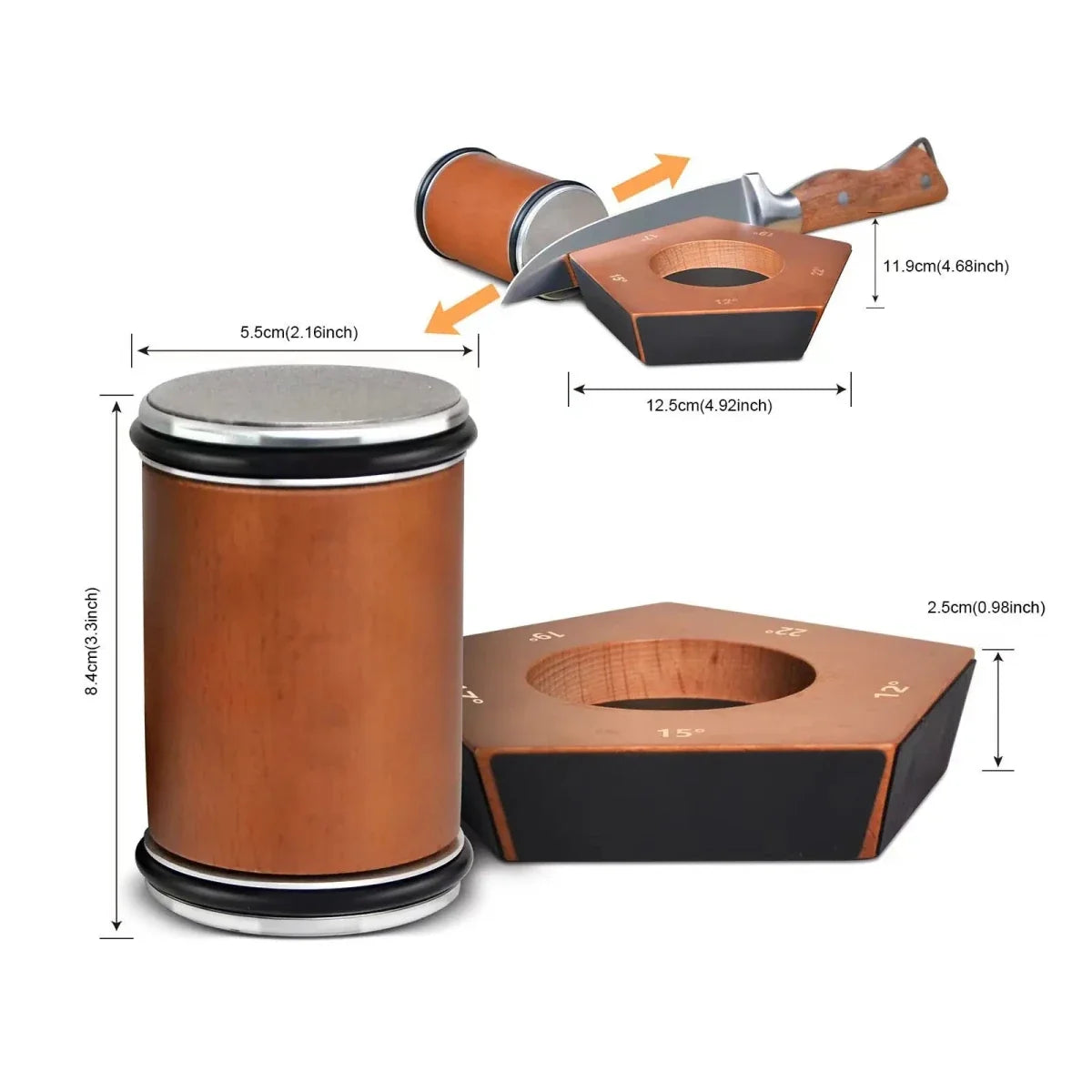 ROLLEDGE Manual Knife Sharpener