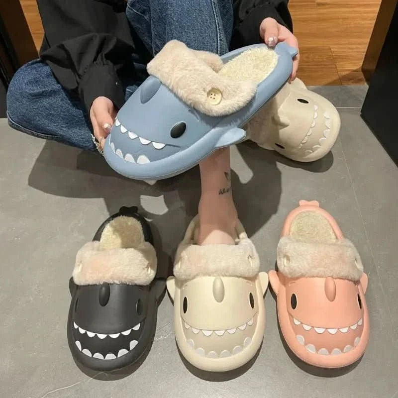 SharkySteps Playful Shark Slippers