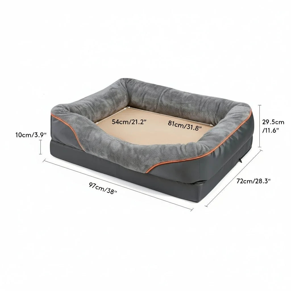 LEVAPET Waterproof Orthopedic Dog Bed