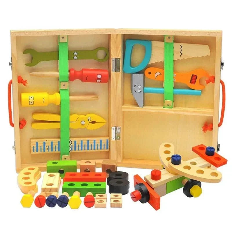 WOODTOOLS Montessori Wooden Tool Kit