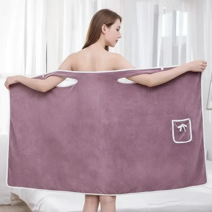 AquaWrap Quick-Drying Portable Women's Bath Towel