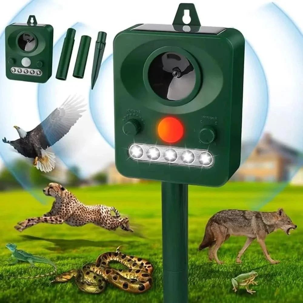 Ultrasonic Animal Repeller Effective Protection Against