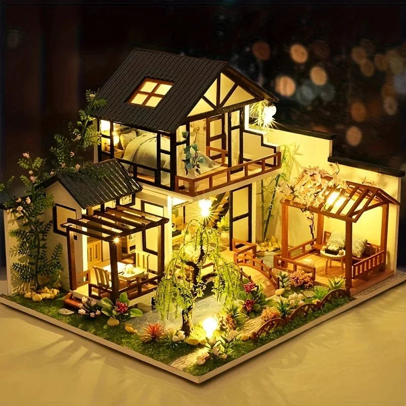 HOBBIX Mini Wooden House Kit