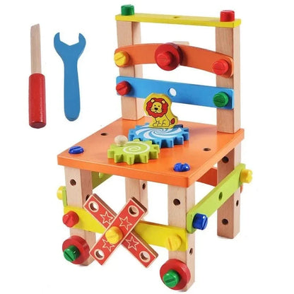 WOODTOOLS Montessori Wooden Tool Kit
