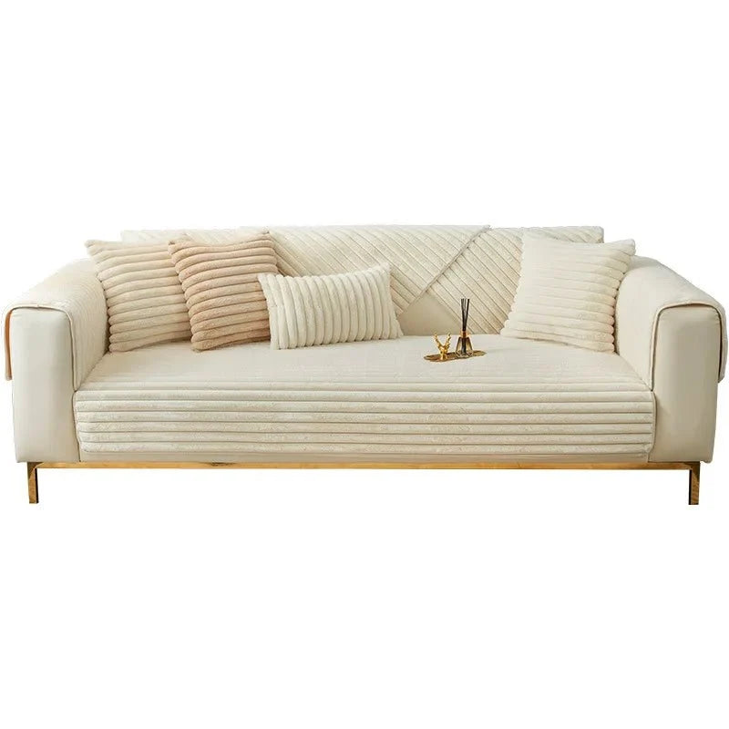COZYPUFF Luxurious Winter Sofa Cover