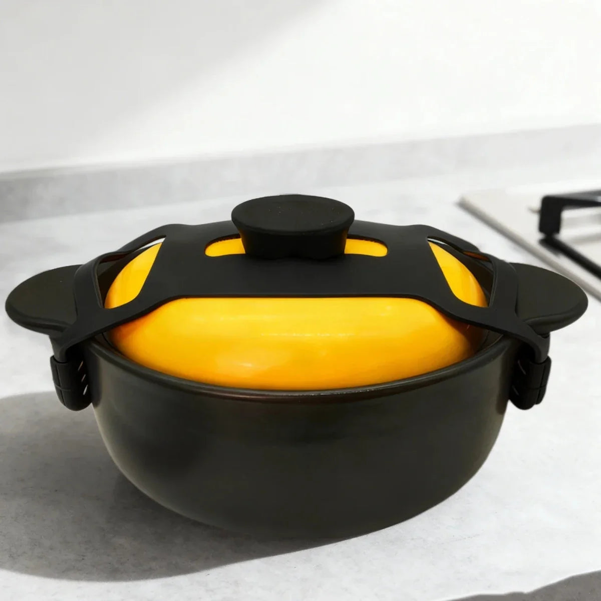 STABORA Non-slip Silicone Kitchen Lid Holder