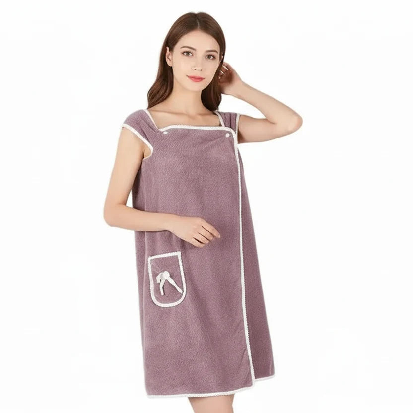 AquaWrap Quick-Drying Portable Women's Bath Towel