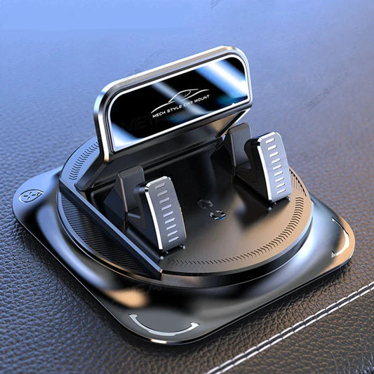Car Phone Mount, 360 Degree Dashboard Phone Holder for Navigation