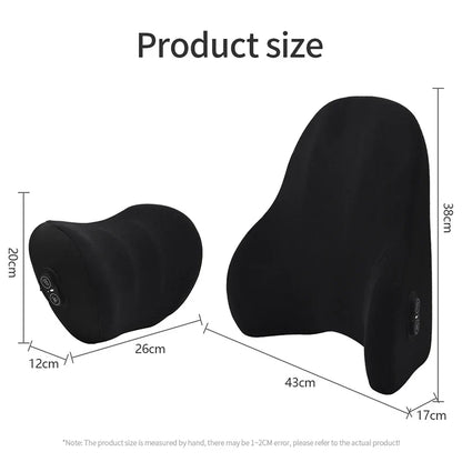 VIBRAREST Electric Neck & Lumbar Support Cushion