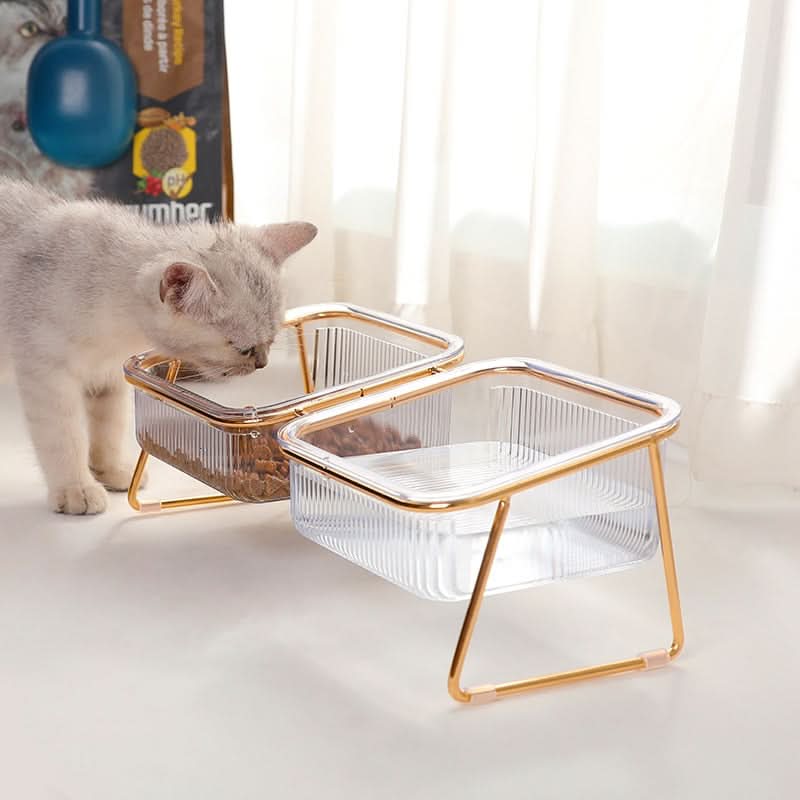 PETCHIC Raised Food Bowl for Cats & Small Dogs