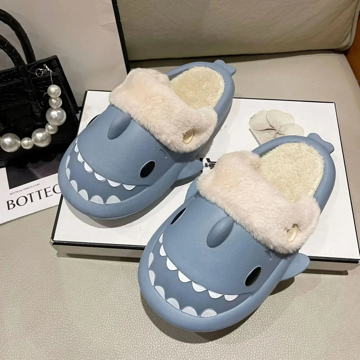 SharkySteps Playful Shark Slippers