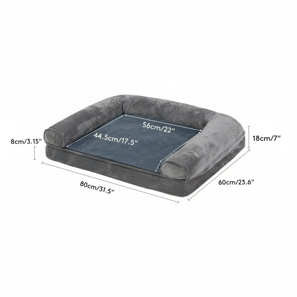 FURSUITE Orthopedic Foam Sponge Couch Bed