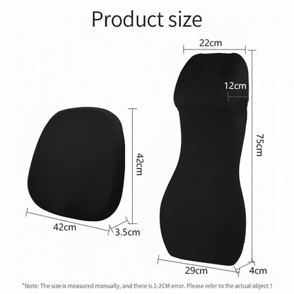 ERGOCARVE Integrated Car Neck & Lumbar Support