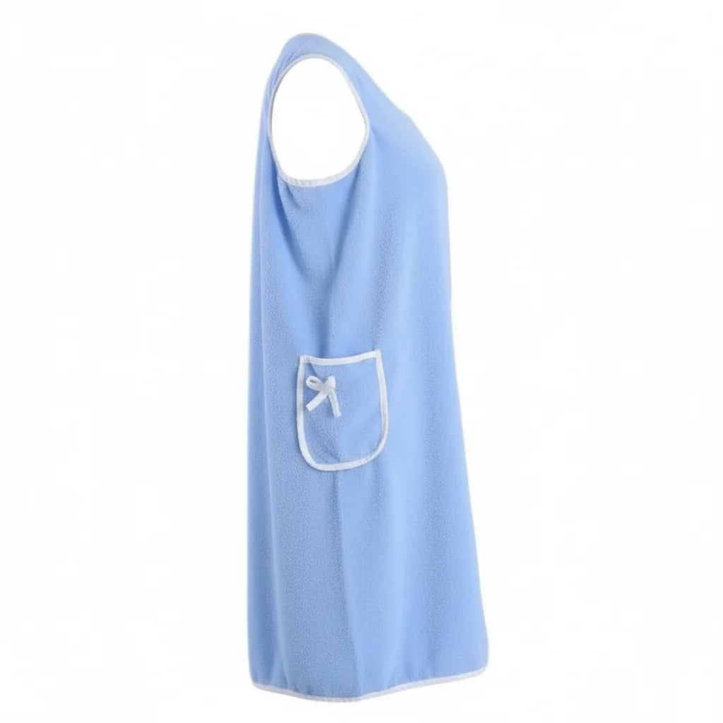 Soft Coral Fleece Women's Bathrobe Soft Breathable