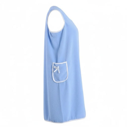 Soft Coral Fleece Women's Bathrobe Soft Breathable