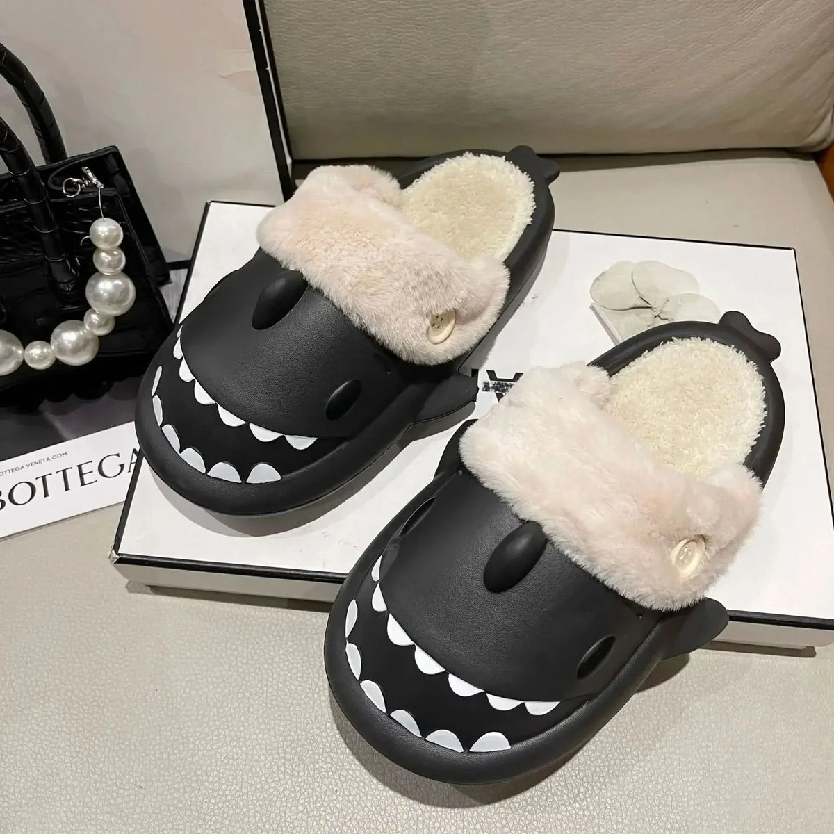SharkySteps Playful Shark Slippers