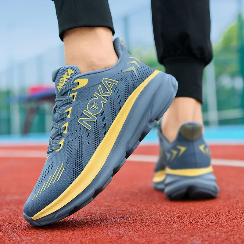 Running Shoes for Men & Women, Lightweight Breathable Knit Racing Shoes