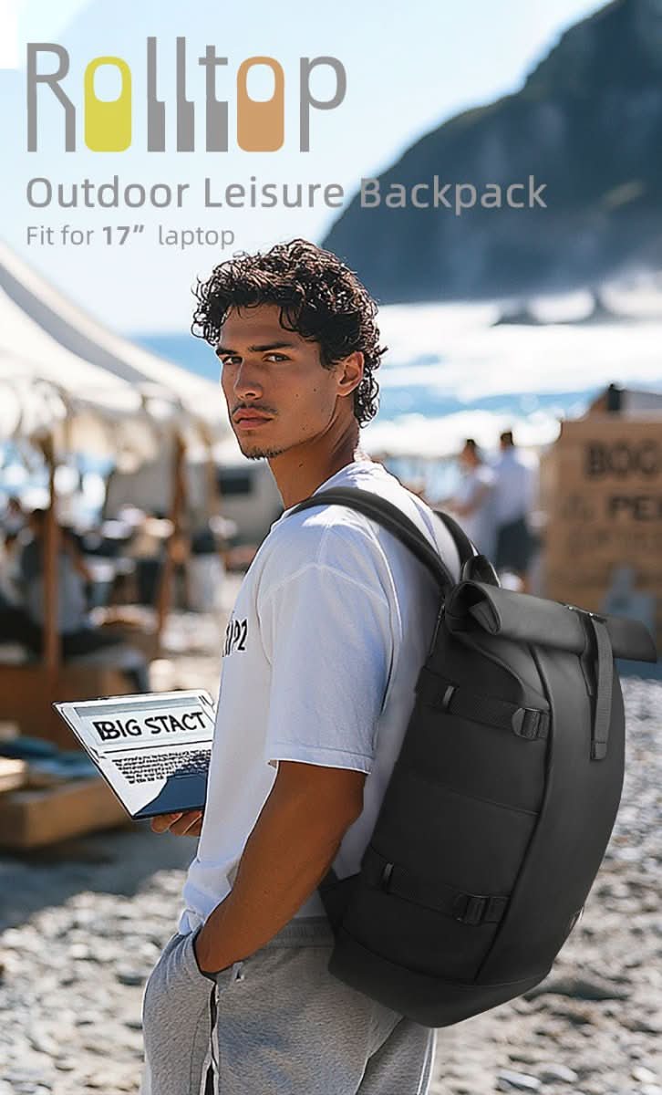 ROLLTRAIL Backpack Expandable Outdoor Backpack