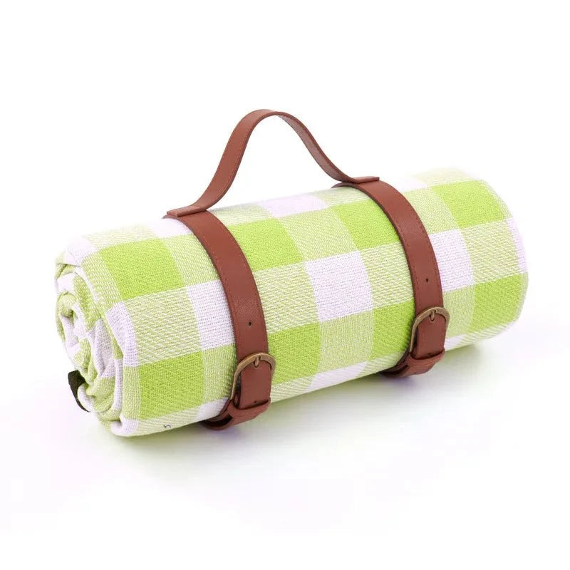PICSTYLE Waterproof Checkered Picnic Blanket