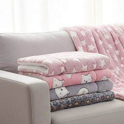 FLANNELPAW Warm Flannel Sleeping Mat