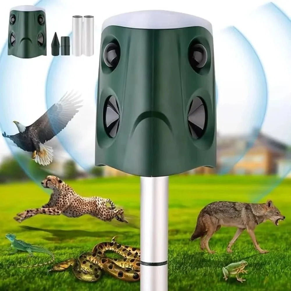 Ultrasonic Animal Repeller Effective Protection Against